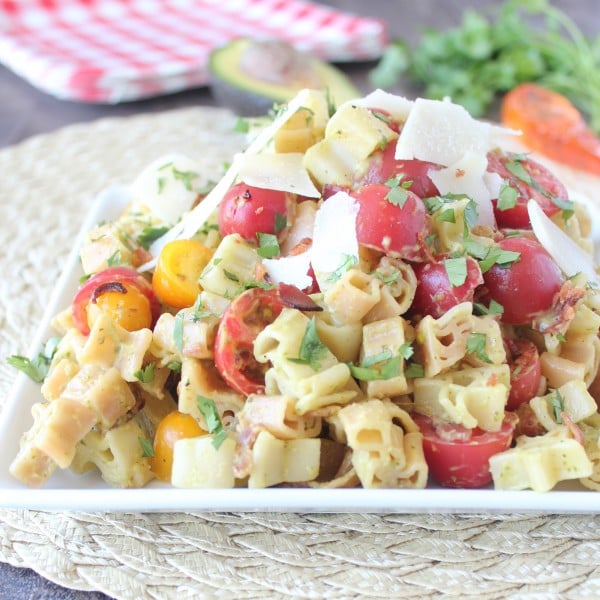 Bacon Tomato Avocado Pasta Salad