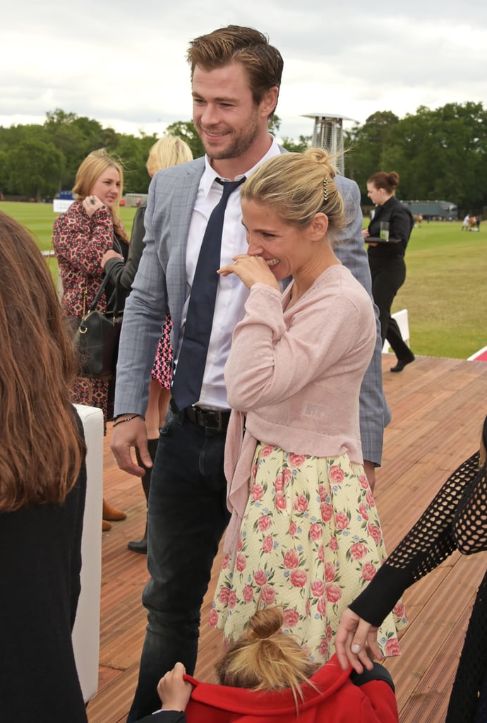 Chris Hemsworth's Family Meets Princes William and Harry