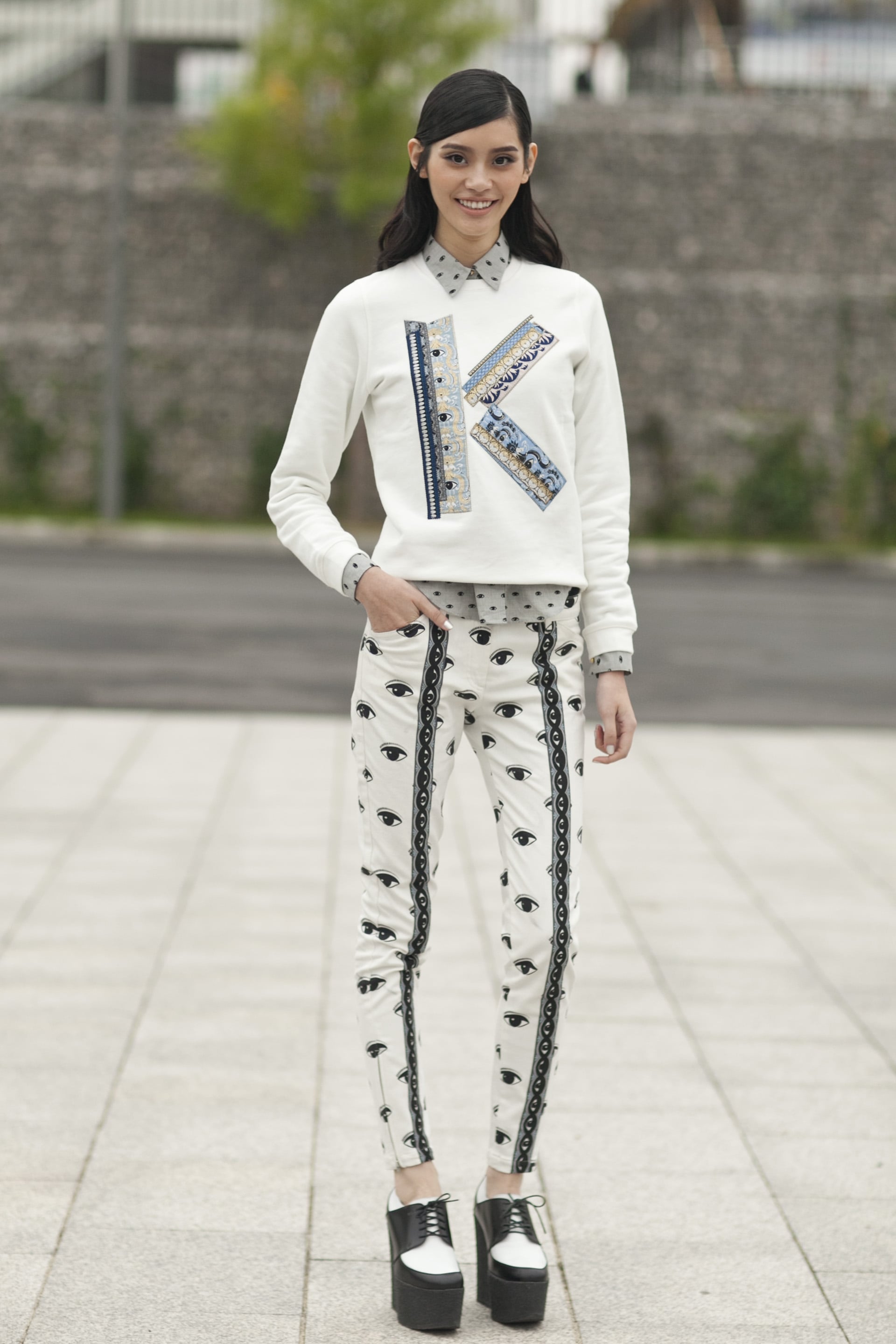 K Is For Kenzo Tres Chic The Best Street Snaps At Paris Fashion Week Popsugar Fashion Photo 158