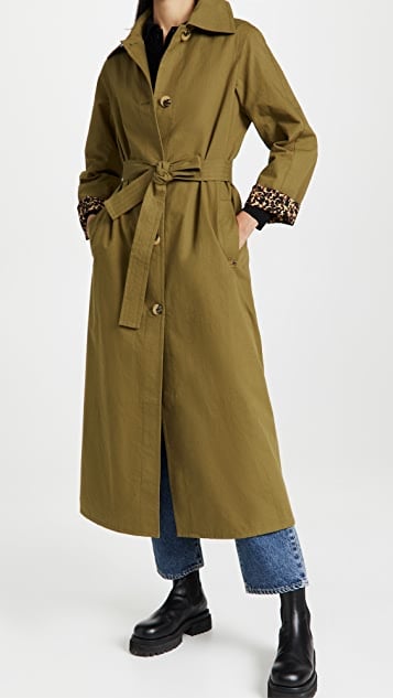 Scotch & Soda Long Throw On Reversible Coat