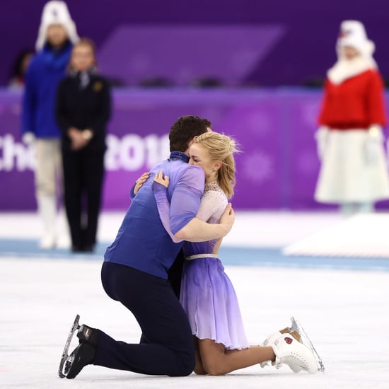 Aljona Savchenko Bruno Massot Winning Gold Reaction