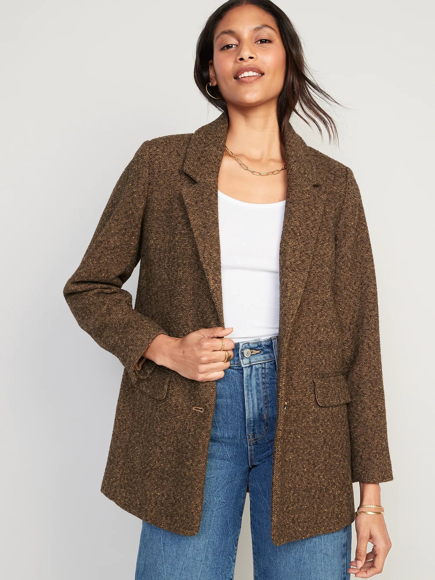 Soft sales navy blazer