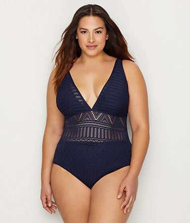 Anne Cole Signature Crochet All Day One-Piece