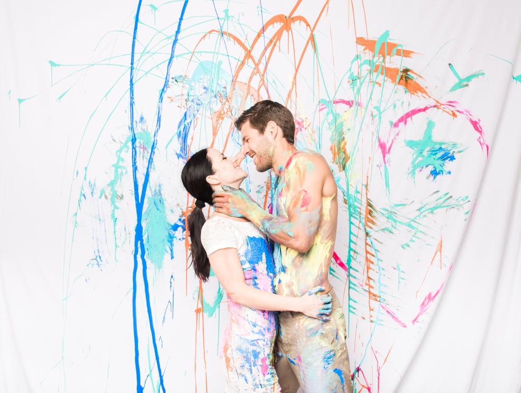 Painting Engagement Photos