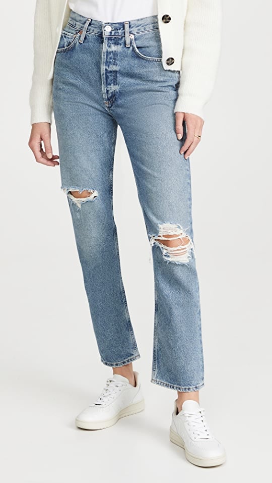 Ripped Jeans: Citizens of Humanity Sabine High Rise Straight Jeans