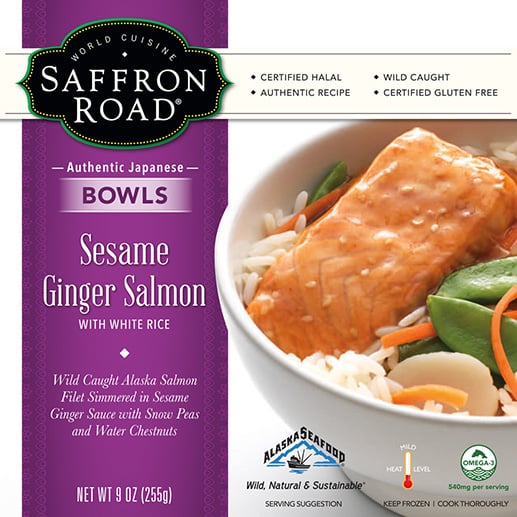 Saffron Road Sesame Ginger Salmon Bowl