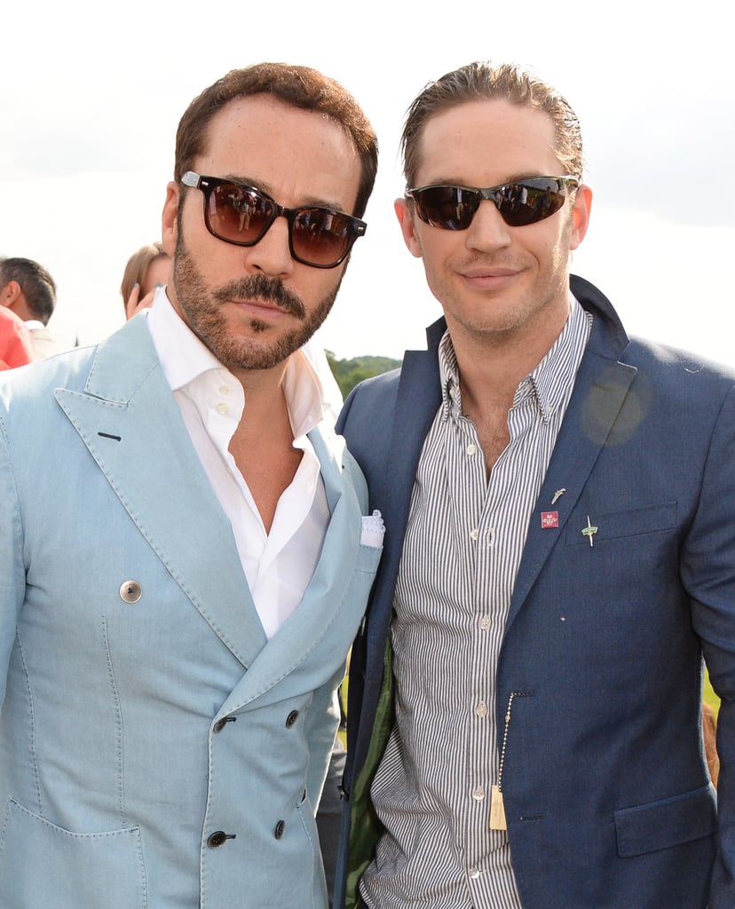 With Jeremy Piven at the Audi Polo Challenge in 2014.