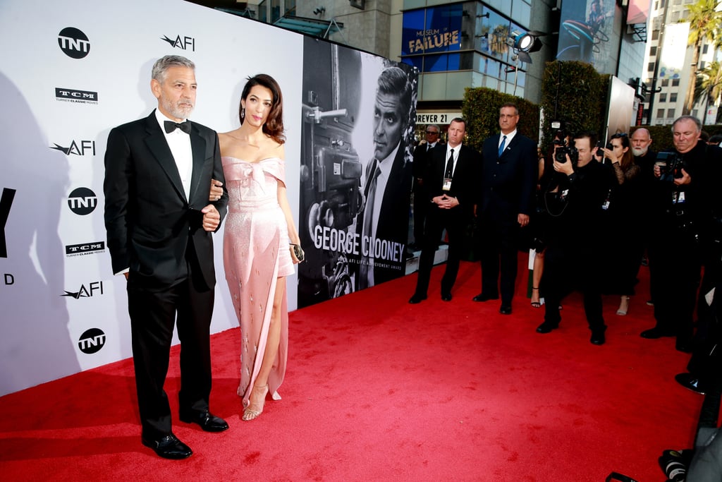 Amal Clooney's Pink Prada Gown