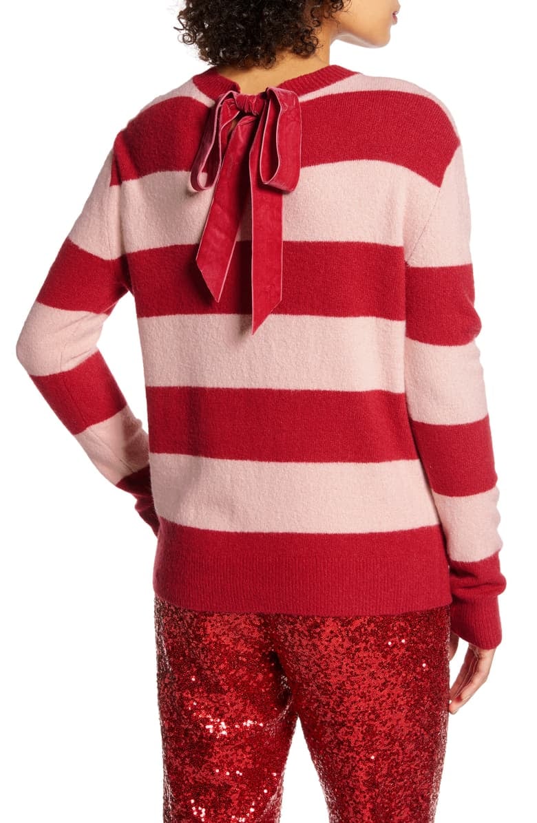Halogen bow back sweater top