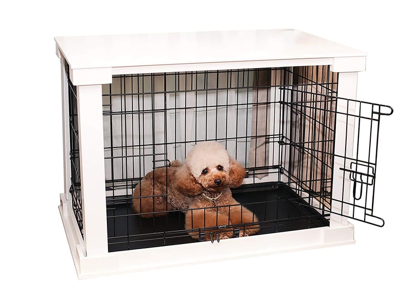 Zoovilla White Cage With Crate Cover