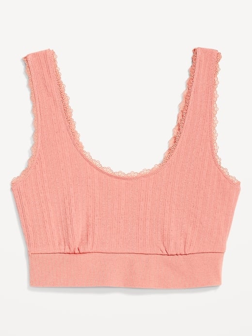 Old Navy Pointelle-Knit Bralette Top