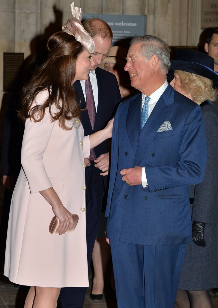 When she made her father-in-law laugh like this.