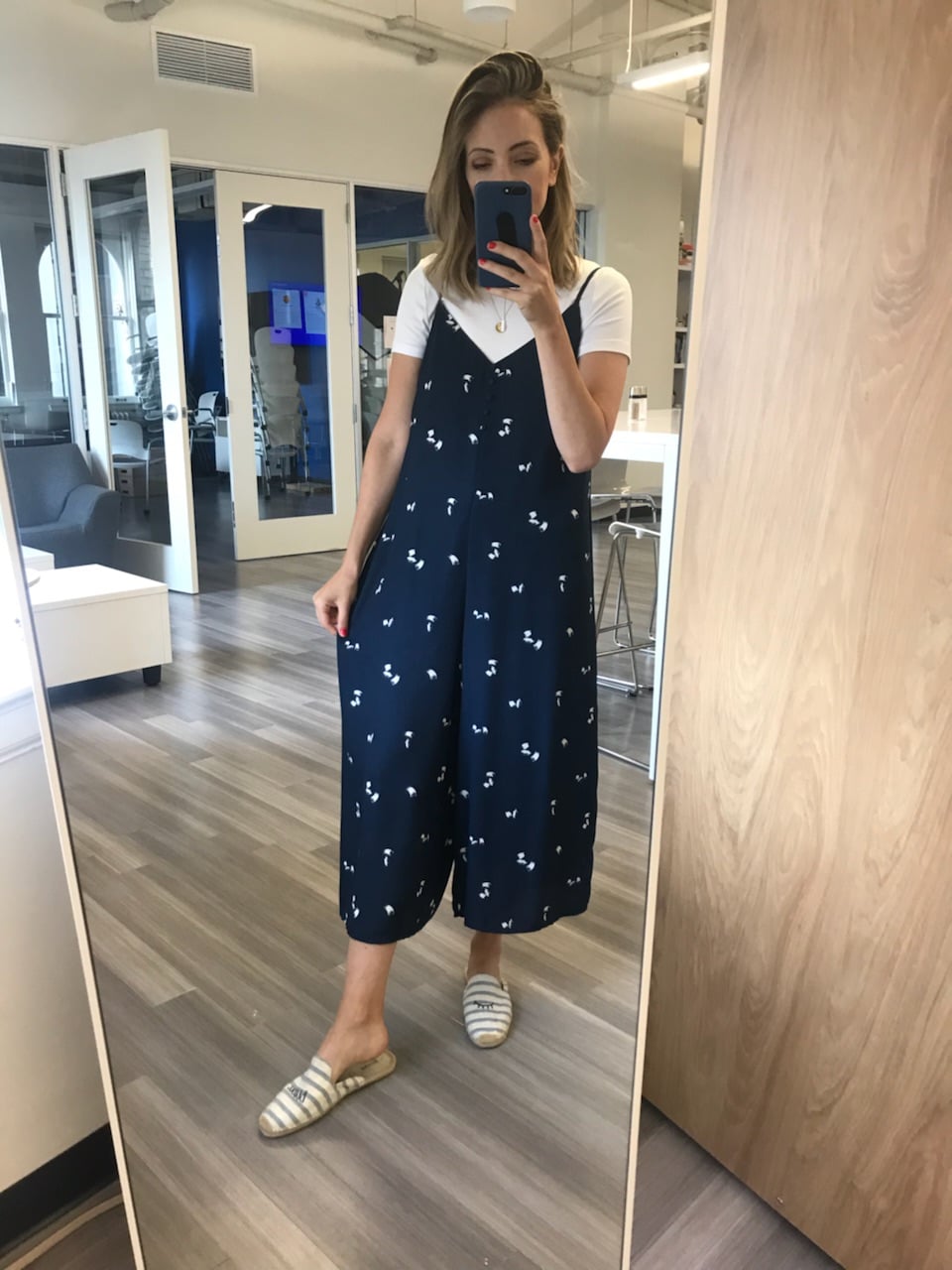 printed jumpsuit dress