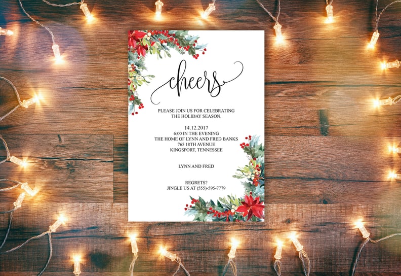 Cheers Holiday Party Invitation