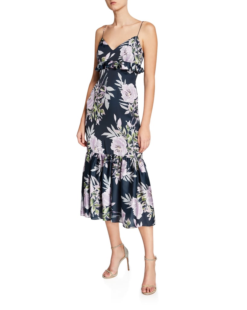 Jill Jill Stuart Floral-Print Sleeveless Midi Dress