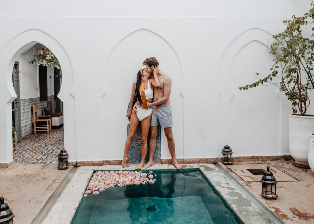 Sexy Moroccan Pool Couples Photo Shoot