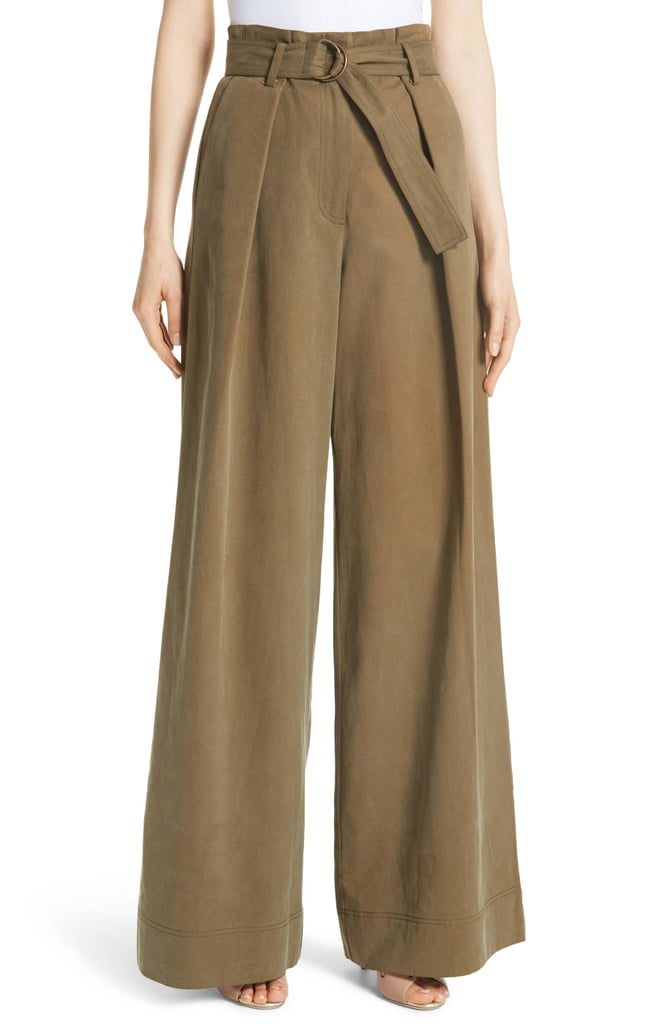 paper bag pants green