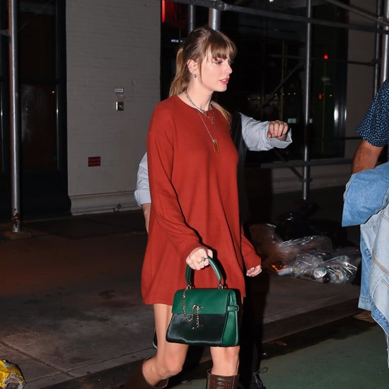 Taylor Swift's Reformation Dress & Boots With Sophie Turner