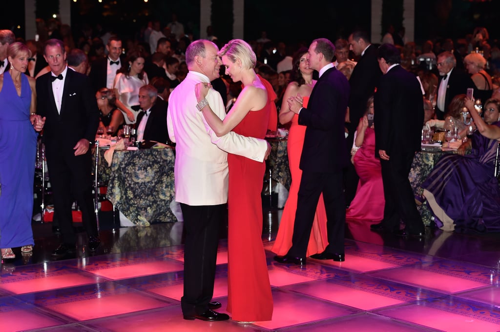 Princess Charlene of Monaco Jumpsuit Red Cross Ball