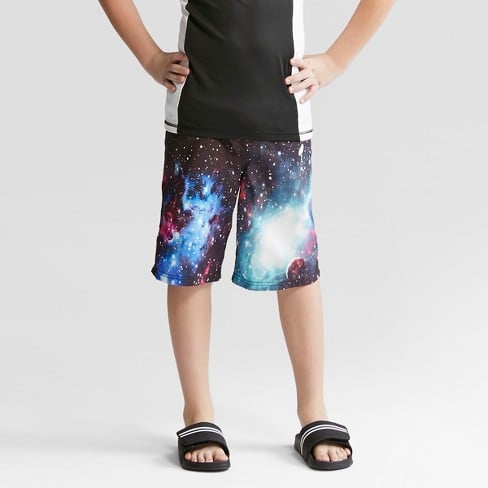 Cat & Jack Boys' Galaxy Swim Trunks