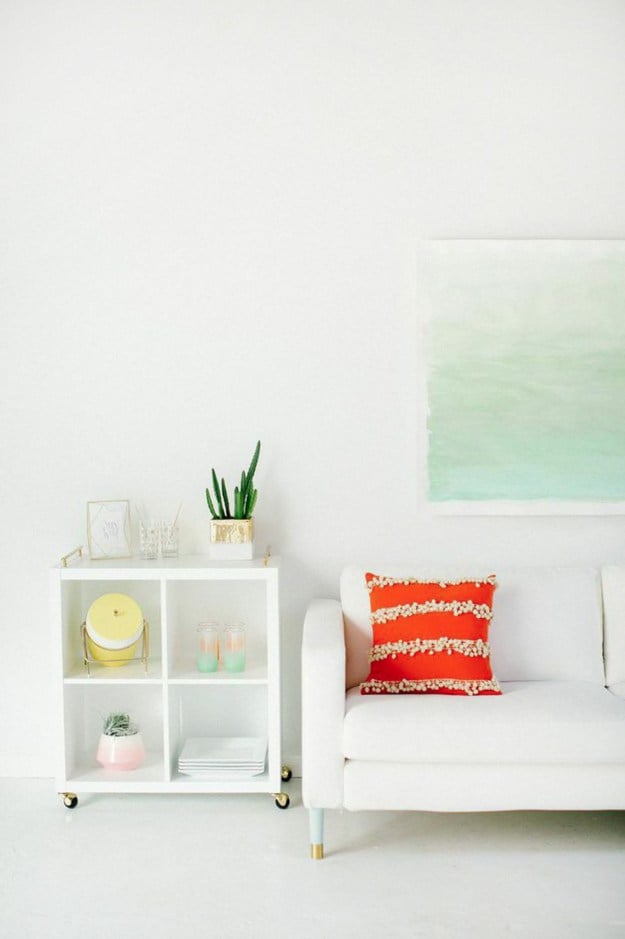 Watercolor art prints like this one are a great way to bring the ocean indoors.