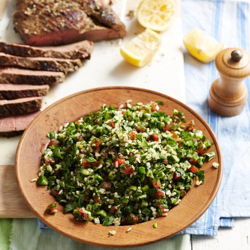 Tabouleh Rice Salad With Barbecue Lamb POPSUGAR Fitness Australia
