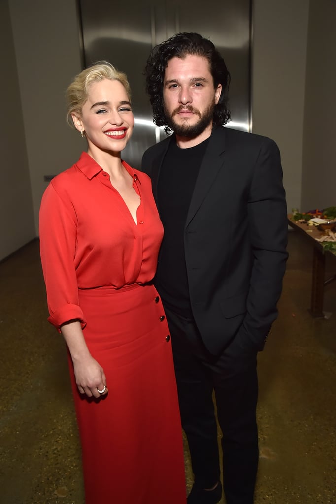 Kit Harington and Emilia Clarke at Haiti Rising Gala 2018