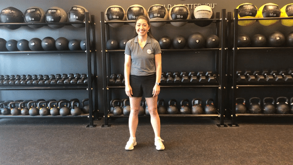 Warmup: Butt Kick With Arm Cross