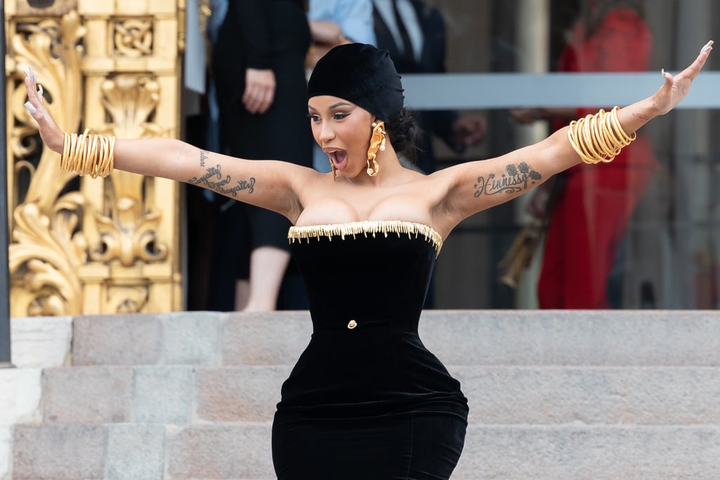 Cardi B's Schiaparelli Paris Fashion Week Look