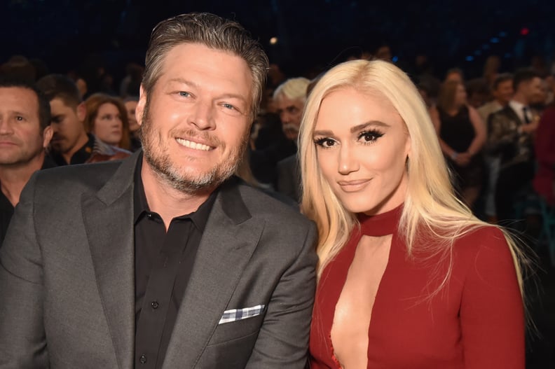 LAS VEGAS, NV - APRIL 15:  Blake Shelton (L) and Gwen Stefani attend the 53rd Academy of Country Music Awards at MGM Grand Garden Arena on April 15, 2018 in Las Vegas, Nevada.  (Photo by Jeff Kravitz/ACMA2018/FilmMagic for ACM)