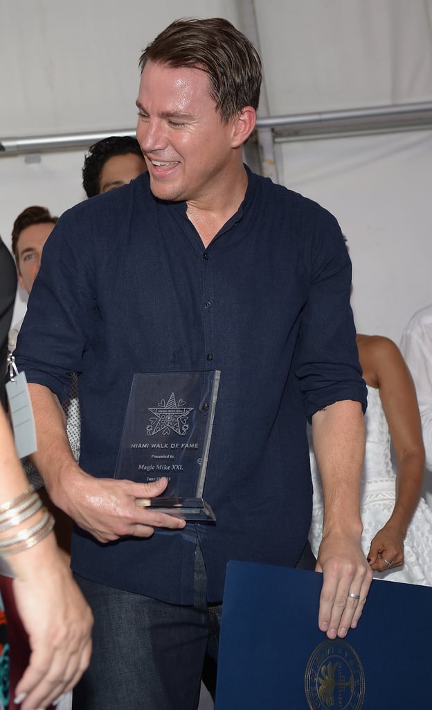 Channing Tatum and Jada Pinkett Smith Miami Hall of Fame