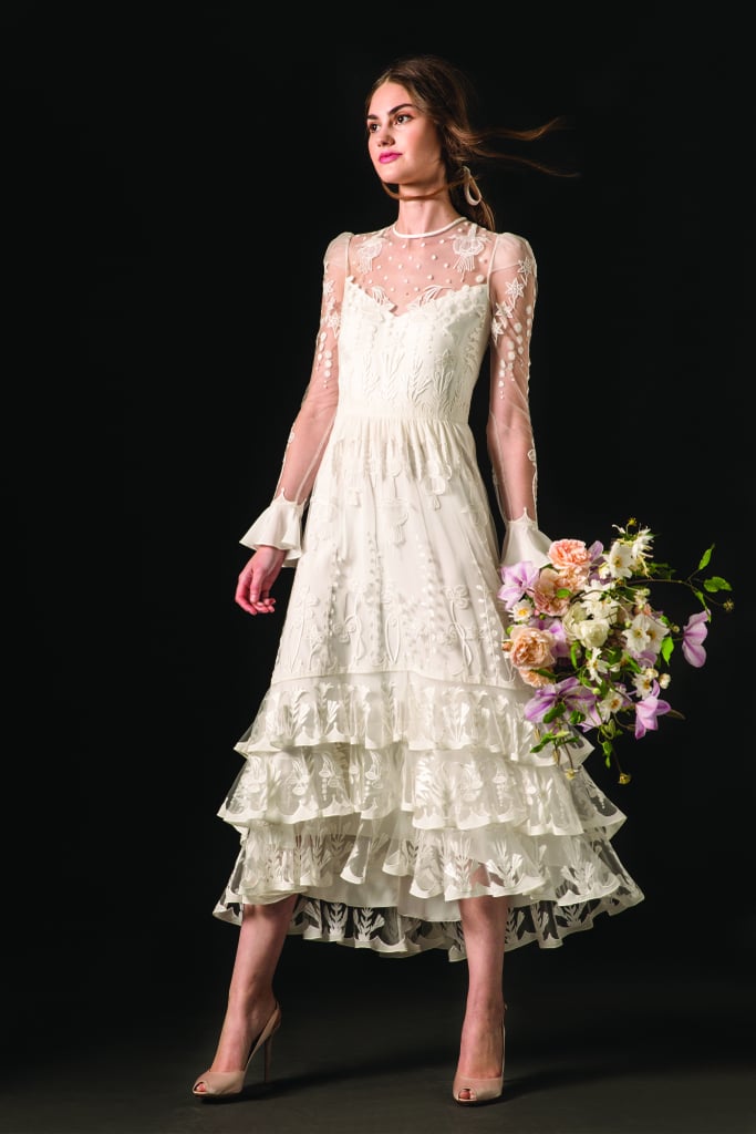  Bridal  Trend  Fall 2020  Sheer Layers New Wedding  Dress  