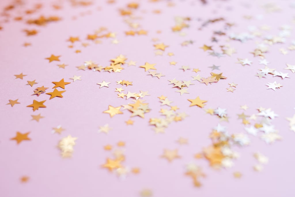 Confetti Stars Zoom Background