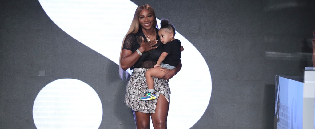 Alexis Olympia Ohanian Jr. With Serena Williams at NYFW
