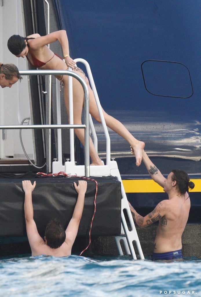 Kendall Jenner and Harry Styles Get Cozy on a Yacht