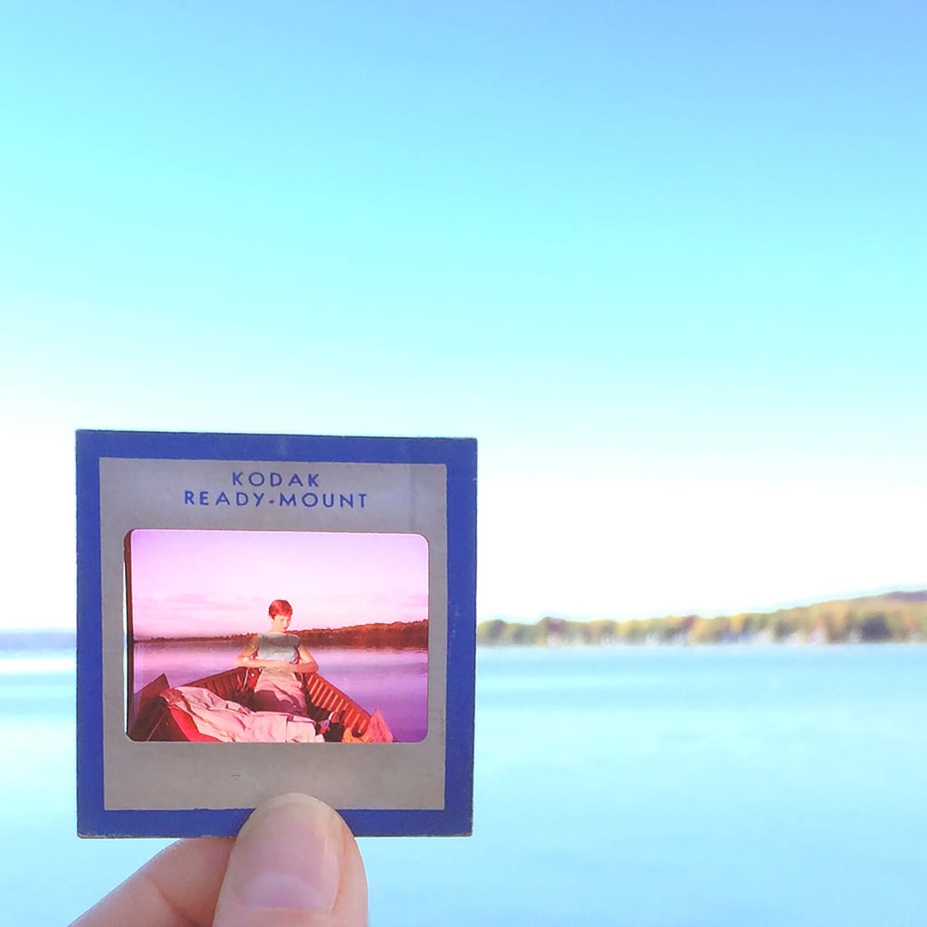Photographer Uses Dad's Slides in a Photo Tribute to Parents