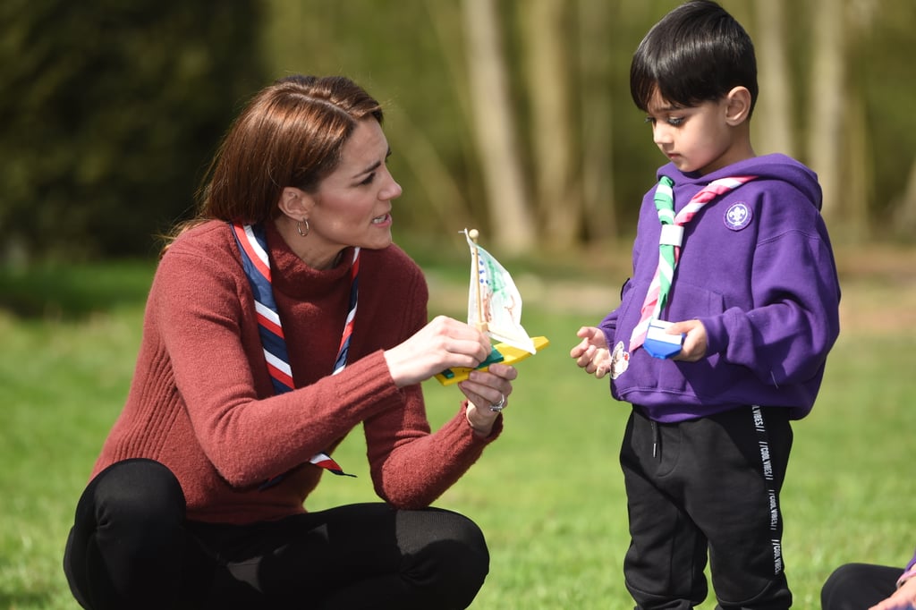 Kate Middleton Visits With Scouts March 2019 | POPSUGAR Celebrity Photo 27