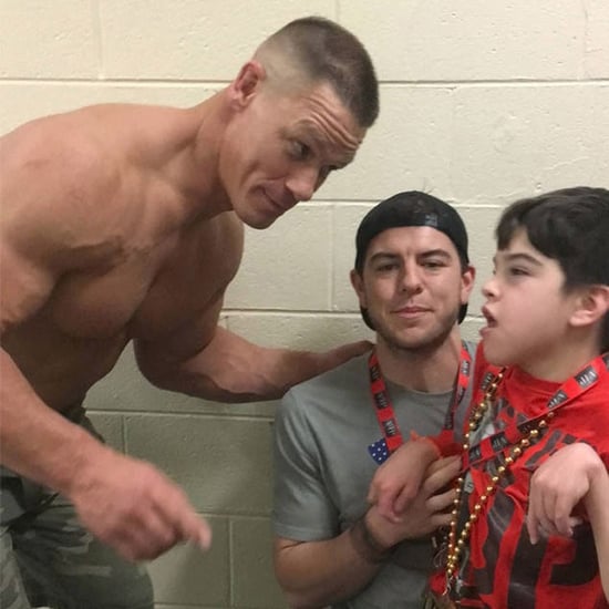 John Cena Meeting Fan With Cerebral Palsy March 2017
