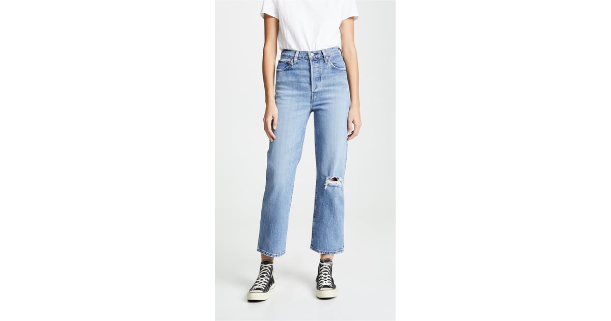 levi's ribcage super high rise jeans