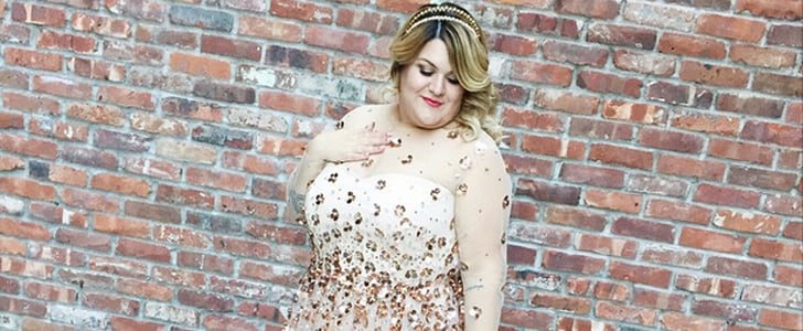 Nicolette Mason in Christian Siriano Wedding Dress