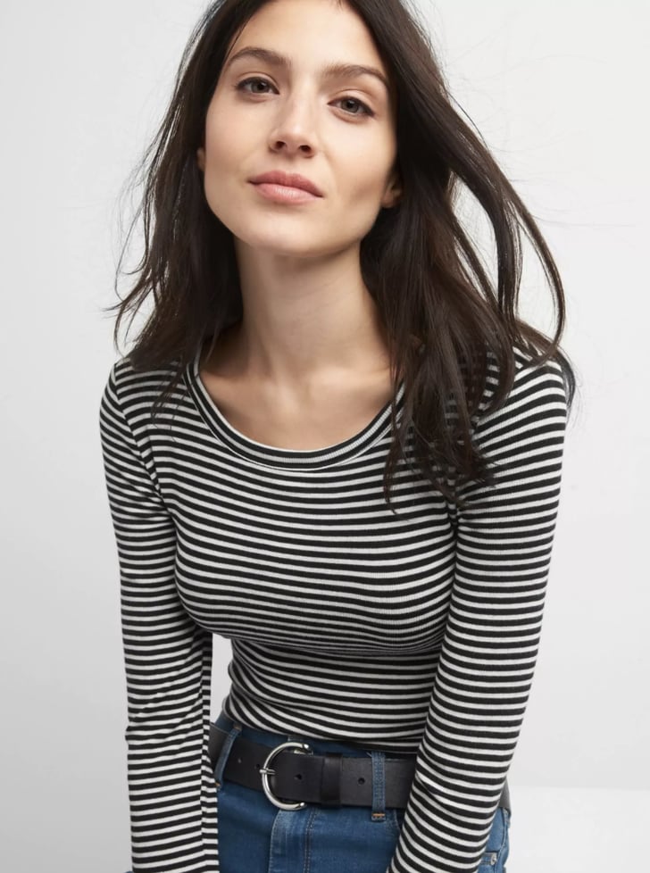 Gap Stripe LongSleeved Bodysuit Best Fall Fashion 2017 POPSUGAR