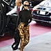 Kim Kardashian's Balenciaga Turtleneck and Tiger Pantaboots