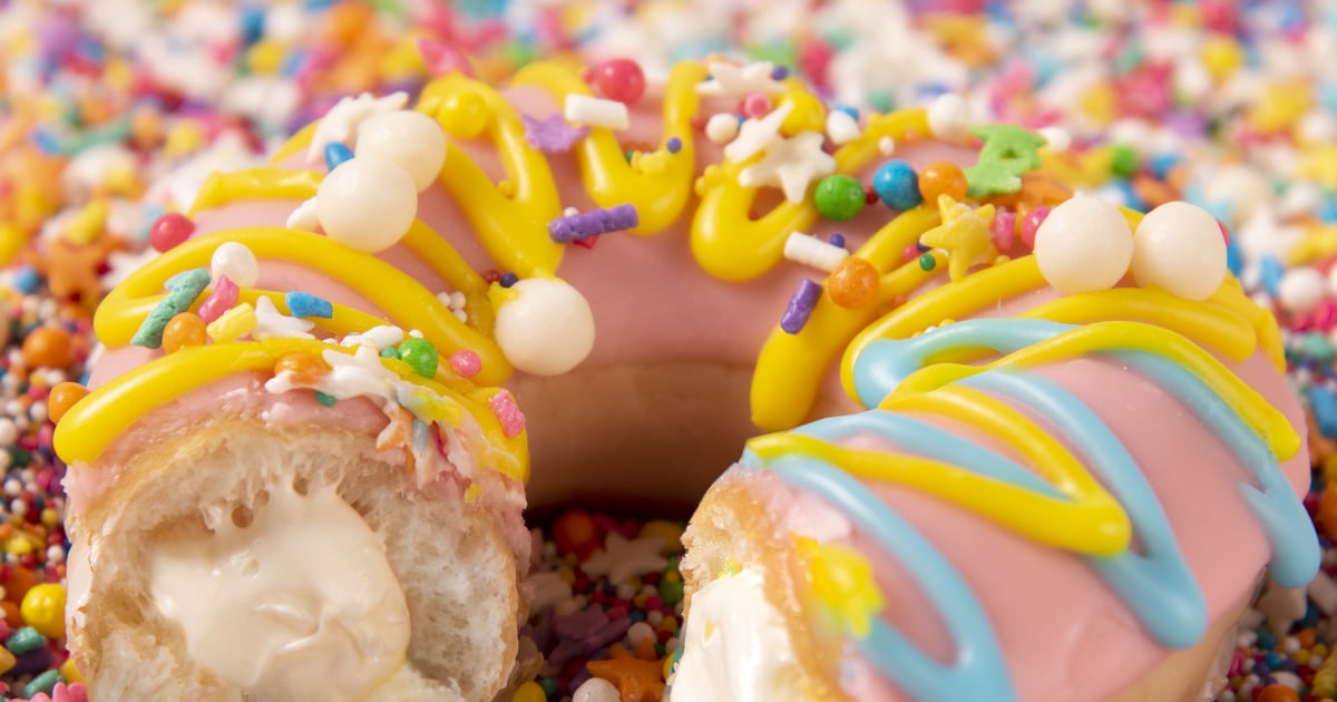 Krispy Kreme Birthday Cake Batter Filled Doughnut 2019 POPSUGAR Food — free download