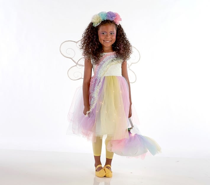 Kids Light Up Rainbow Fairy Halloween Costume