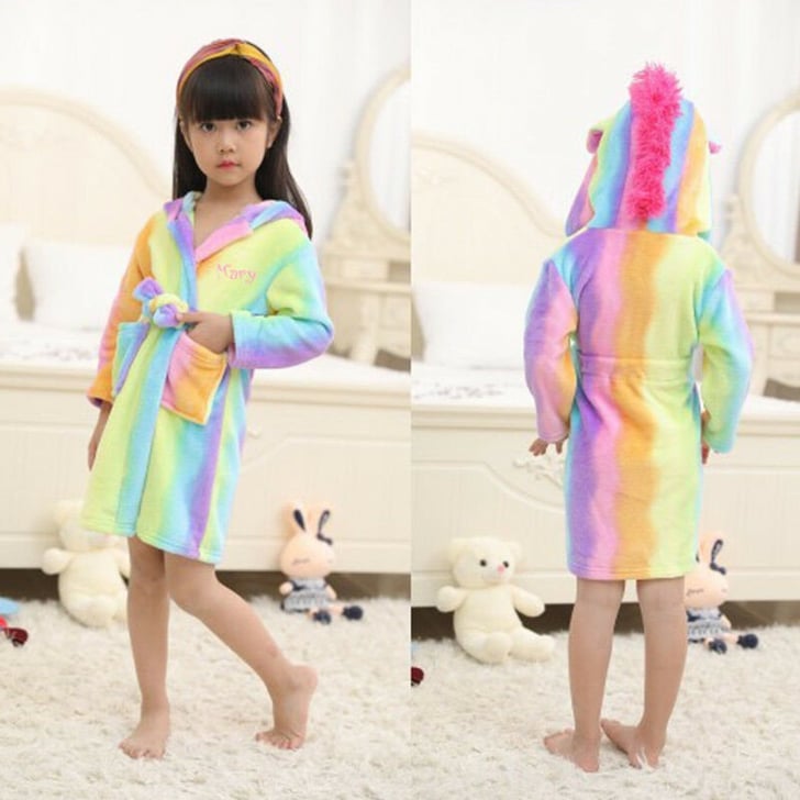 Etsy Unicorn Rainbow Bathrobe Unicorn Costumes For Kids POPSUGAR