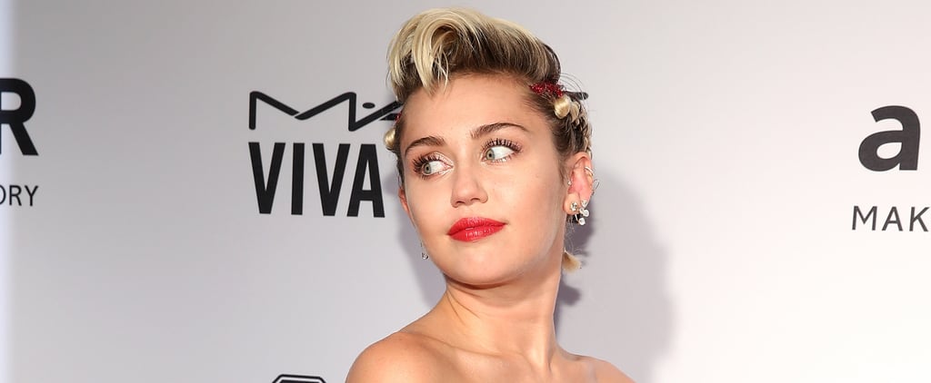 Miley Cyrus at the amfAR Inspiration Gala New 2015