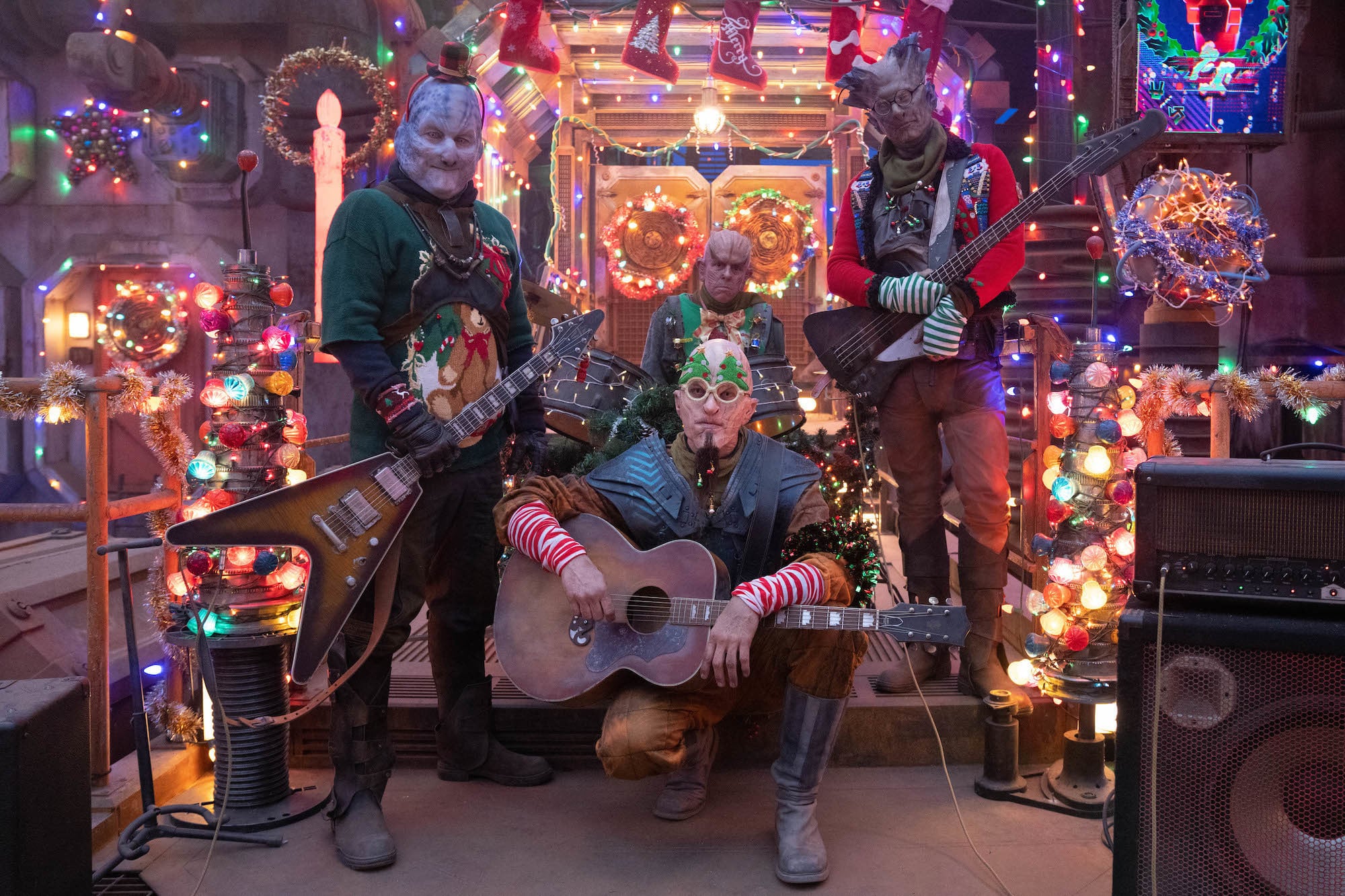 The Old 97s in the Guardians of the Galaxy Holiday Special