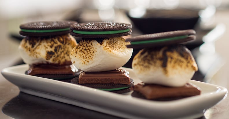 Mint Oreo Thins S'mores