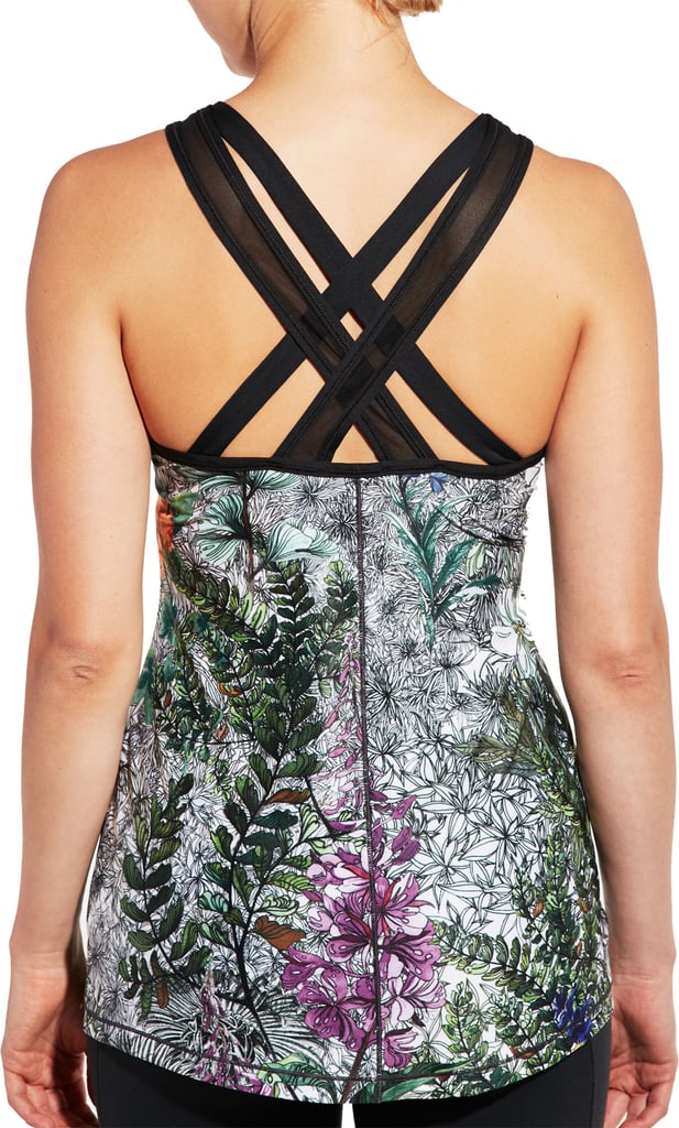 Limited Edition Fleuria Move Printed Back Strap Tank Top