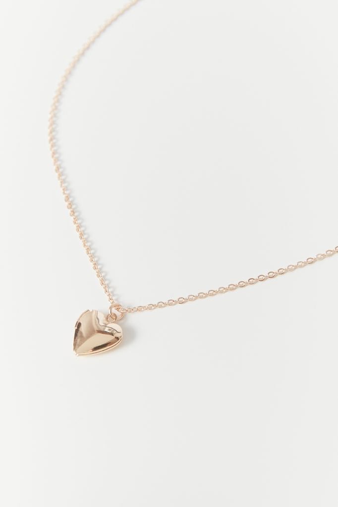 UO Heart Locket Necklace